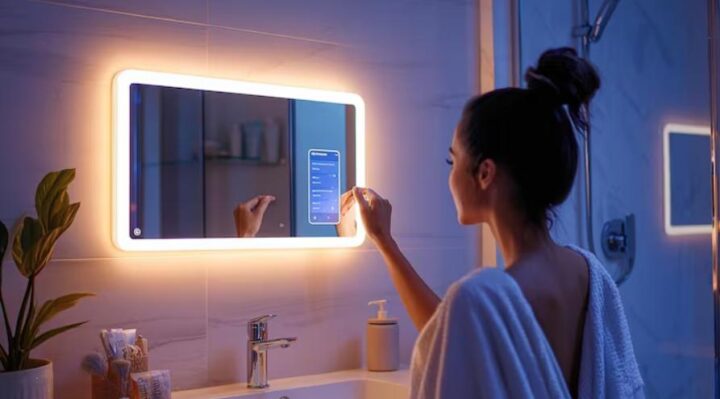 Miroir connecté
